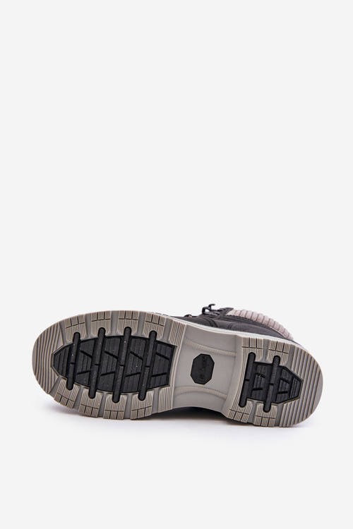 Теплі жіночі ботильйони Lee Cooper чорні LCJ-24-03-3043