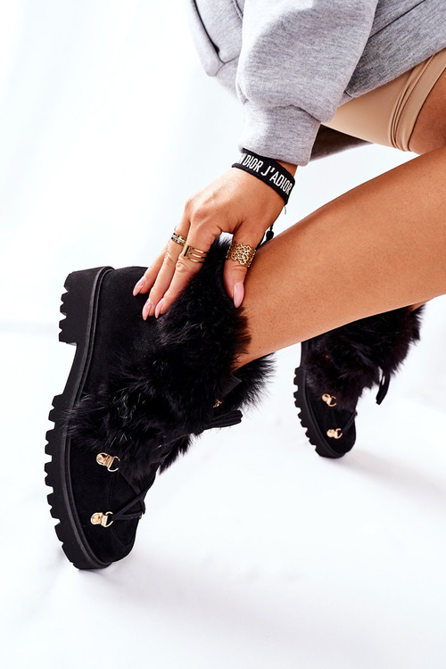 Жіночі шкіряні чоботи Nicole Black 2680/028