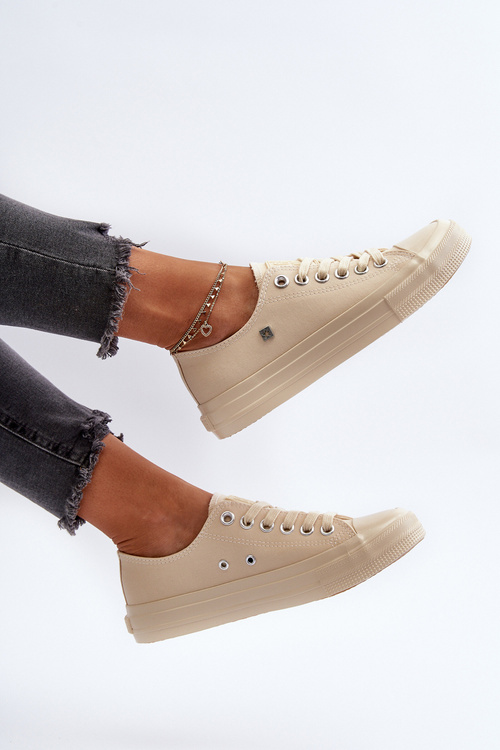 Класичні жіночі кросівки Big Star NN274286 Бежеві