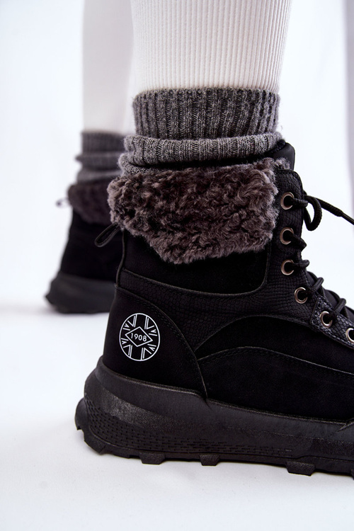 Теплі черевики Trappers Lee Cooper LCJ-22-44-1362 Чорні