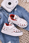 Дитяче спортивне взуття з Panda White Red Chico