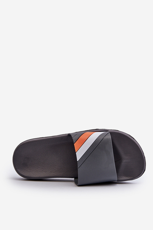 Класичні легкі чоловічі тапочки сірі Бемостом