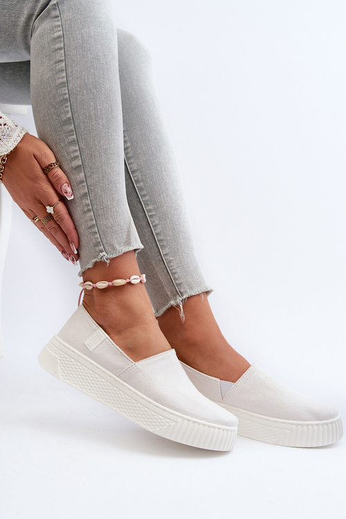 Жіночі кросівки на платформі NN276006 Memory Foam System Білі