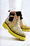 Чоботи шкіряні Maciejka 05324-07 Жовті
