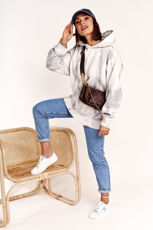 Жіночі шкіряні кросівки із зіркою BIG STAR DD274692 Біло-Сині