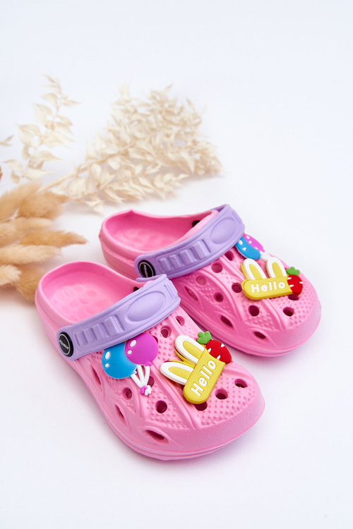 Дитячі поролонові легкі босоніжки Crocs Pink Sweets