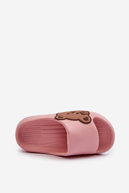 Легкі пінопластові гірки з плюшевим ведмедиком Рожевий Тоді