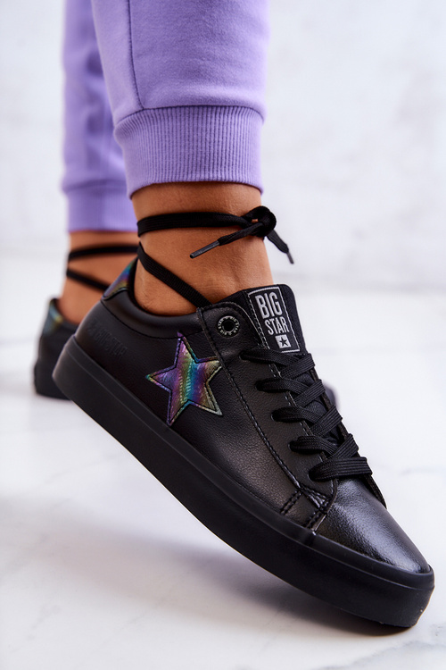 Шкіряні кросівки Star Big Star JJ274243 Чорні