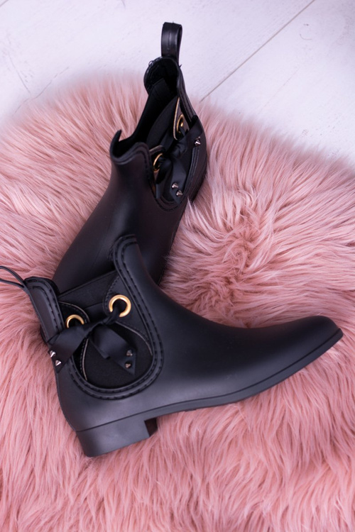 Чорні матові жіночі тапочки Kalo на шнурівці