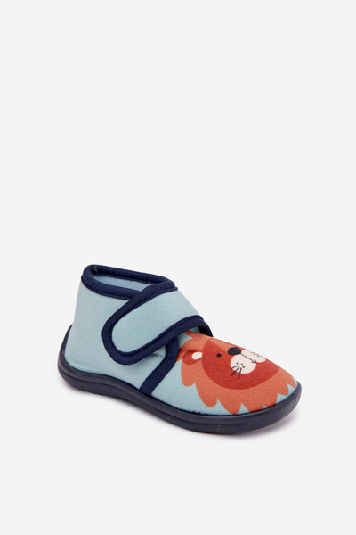 Дитяче тапочки на липучці Сині Katline
