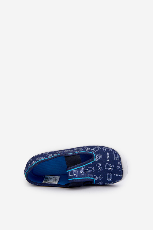 Дитячі тапочки Befado Slip-On 975X182 Navy