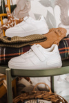 Дитяче спортивне взуття на липучці White Airy