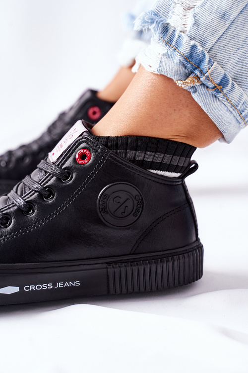 Жіночі кросівки Cross Jeans High Black II2R4021