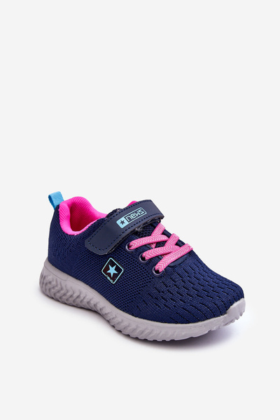 Дитяче спортивне взуття на липучці Navy Blue Brego