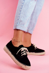 Жіночі еспадрільї на платформі Чорні Sonya