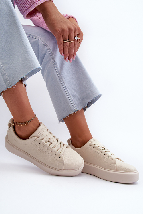 Легкі жіночі кросівки Big Star NN274321 Memory Foam System Beige