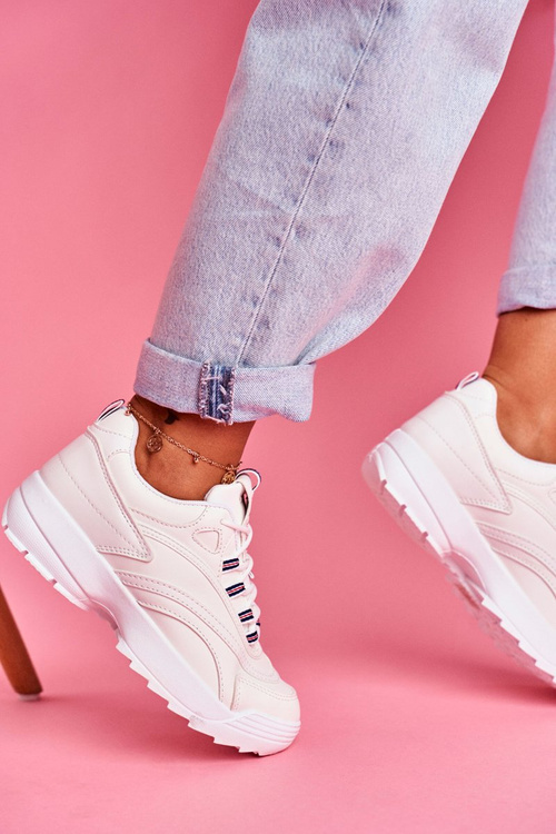 Жіноче спортивне взуття Кросівки білі Бостон