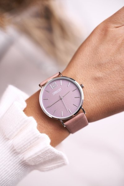 Жіночий годинник Ernest Powder Pink Elena