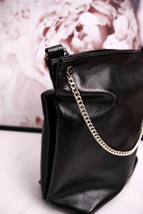 Жіноча сумочка зі знімними лямками LAURA BIAGGI Patent Black