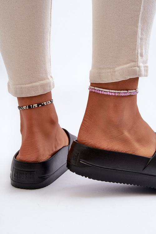 Жіночі поролонові сандалі на платформі з пряжкою Big Star NN274A662 чорні