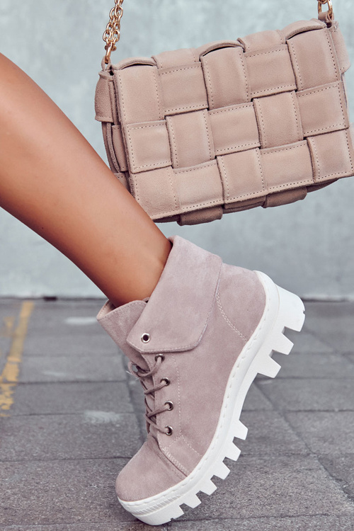 Замшеві чоботи Trapper Tiered Світло-фіолетові Dalles