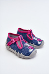 Взуття Тапочки Befado Bear 110P469 Navy-Pink