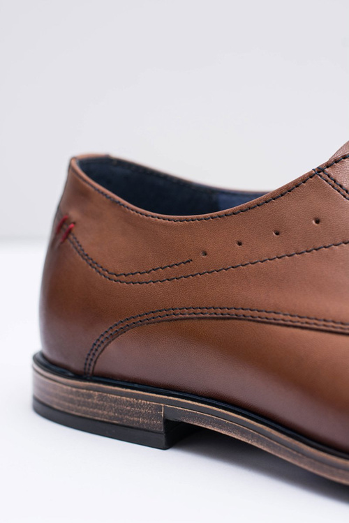 Шкіряні чоловічі напівчоботи James Нікополь коричневого кольору