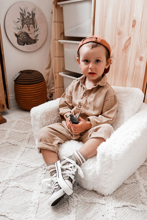 Дитячі високі кросівки хакі Filemon