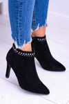 Жіночі чорні чоботи на шпильці Nity Bemi