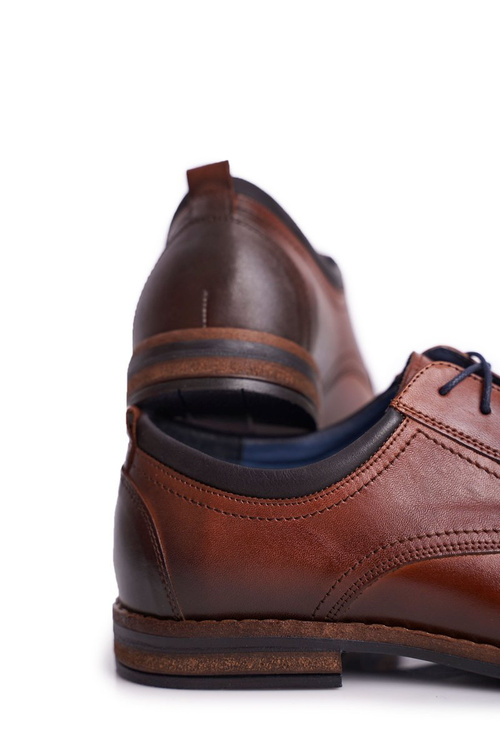 Чоловічі повсякденні шкіряні напівчоботи Nikopol Brown 1726
