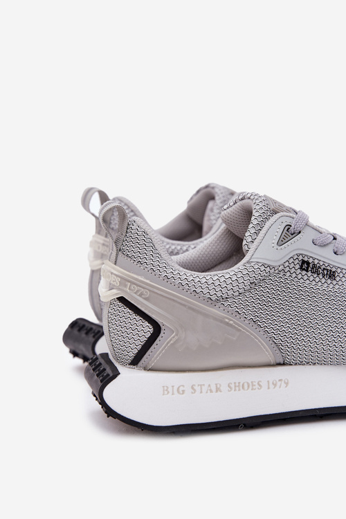 Чоловічі Кросівки На Платформі Big Star RR174358 Hi-Poly System Сірі