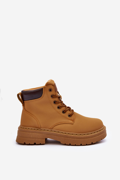 Жіночі чоботи на хутряній підкладці коричневого кольору Corbin