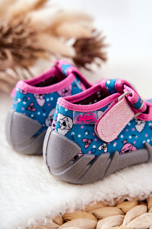 Чоботи Befado Velcro 190P100 Синьо-рожеві