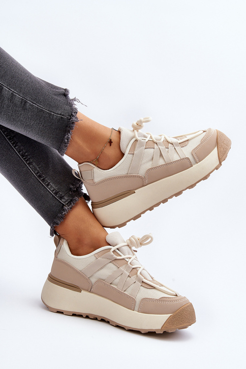 Жіноче спортивне взуття Кросівки бежеві Phyrena