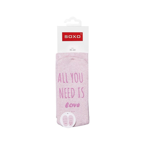 Жіночі шкарпетки SOXO "All you need is Love"