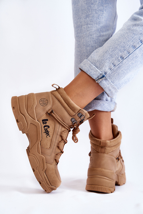 Жіноче трекінгове взуття Trappers Lee Cooper LCJ-22-31-1442 коричневий