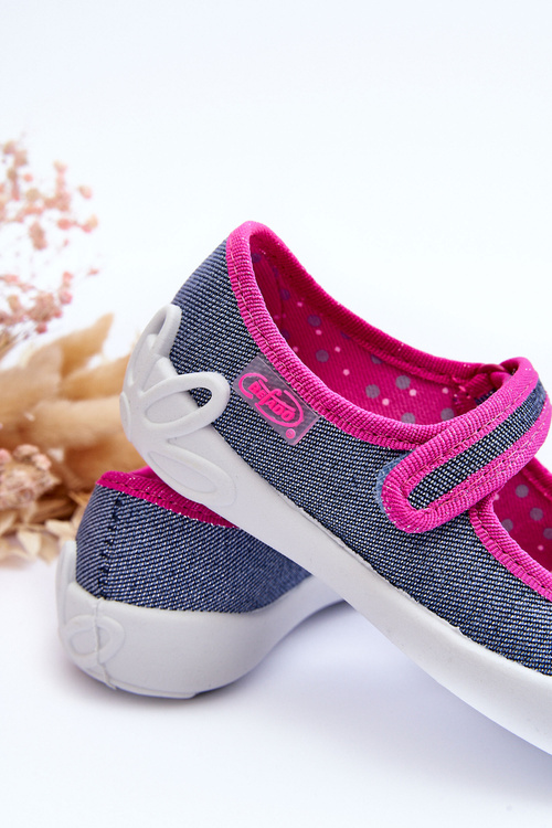 Дитячі балетки Shiny Befado 114X422 темно-рожевий