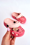 Дитяче взуття Слайди Crocs Red Sweet Teddy