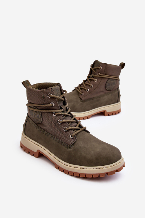 Чоловічі черевики Trapper Foam Big Star KK174205 Хакі