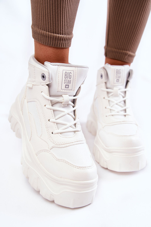 Модні черевики Memory Foam Big Star KK274369 Білі