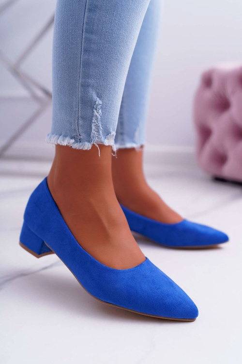 Класичні замшеві туфлі Blue Rheya