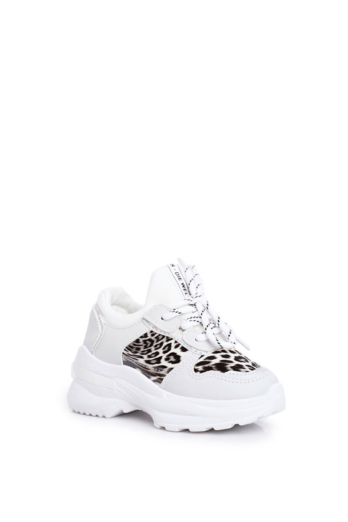 Дитяче спортивне взуття Leopard White Penny