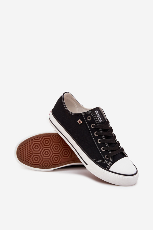 Чоловічі Низькі Тканинні Кросівки Big Star DD174504 Чорні