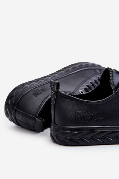 Жіночі шкіряні кросівки Big Star LL274402 Чорні