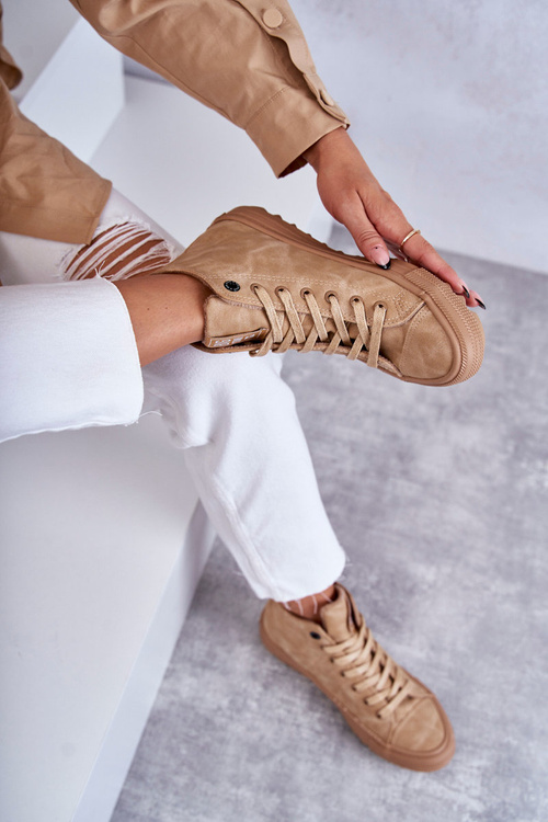 Жіночі кросівки Big Star High Warm Camel GG274072