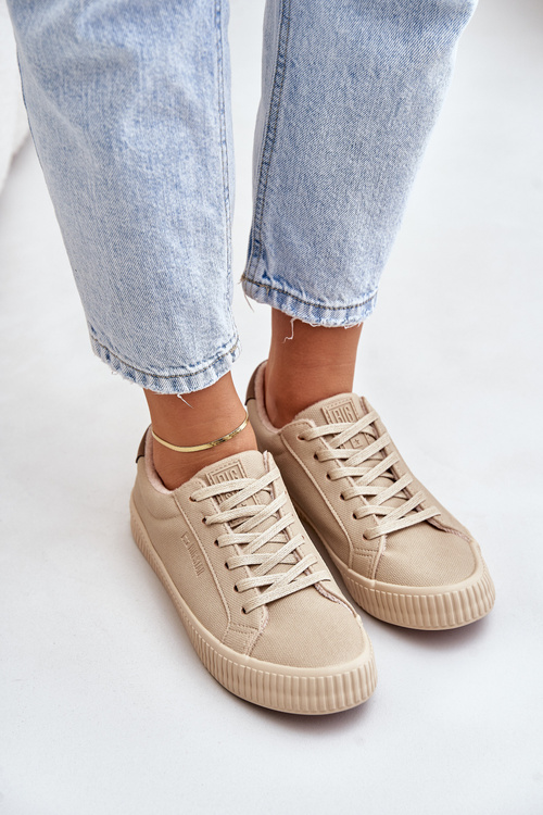 Теплі жіночі кросівки Big Star OO274A461 Бежеві