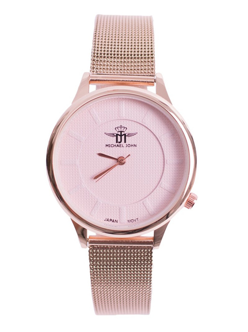 Жіночий годинник Michael John Scepter Pink Dial