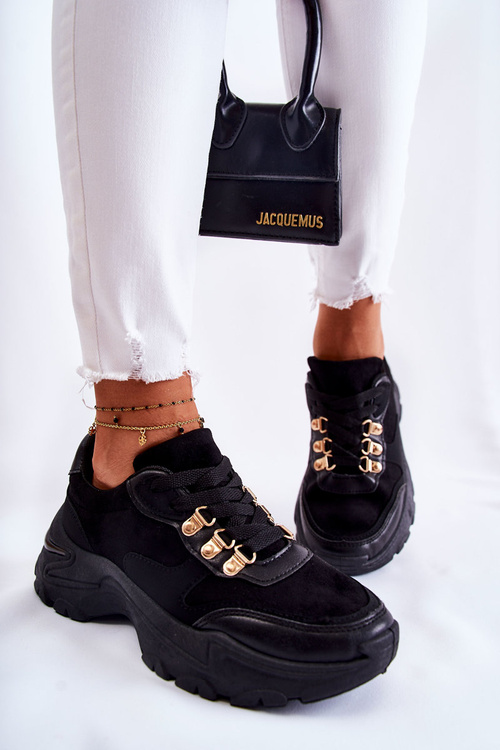 Жіночі замшеві спортивні кросівки Чорні Britany