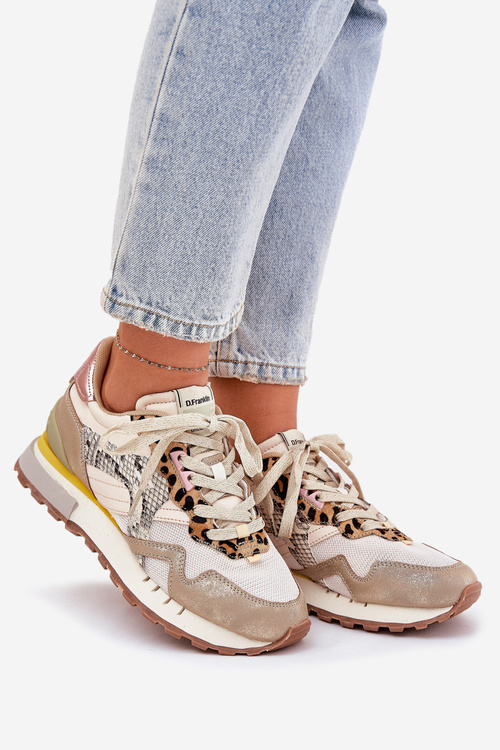 Кросівки Спортивне Взуття Жіноче D.Franklin DFSH378006 Золоті