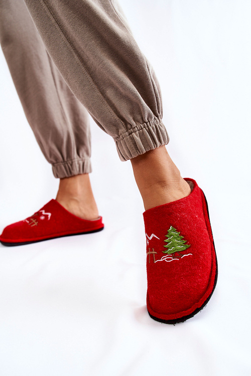 Домашні тапочки Big Star KK276017 Red-Beige